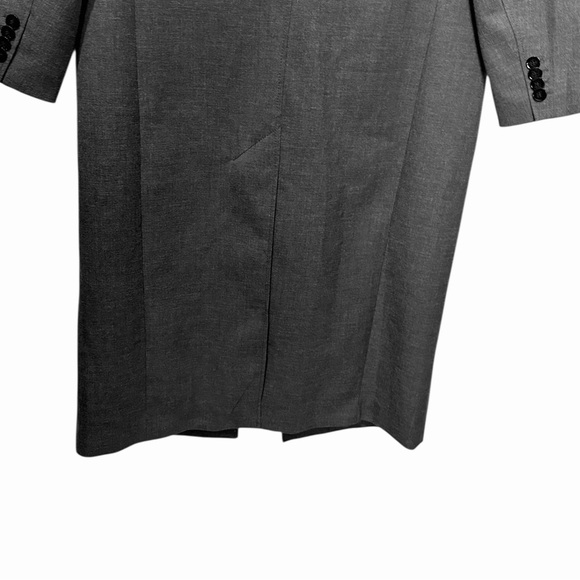 H&M Charcoal Gray Women's Single Breasted Blazer Coat Size M - Picture 6 of 13